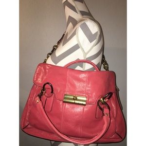 COACH Kristen Elevated Flap Handbag/Satchel